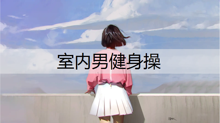 室内男健身操