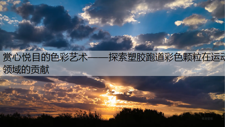 赏心悦目的色彩艺术——探索塑胶跑道彩色颗粒在运动领域的贡献